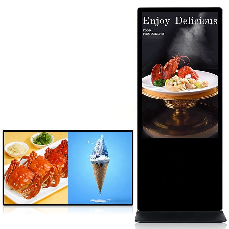 32 43 55 Inch 4k Video Player Display Interactive Wall Mounted Advertising Screens Lcd Commercial Display Digital Signage