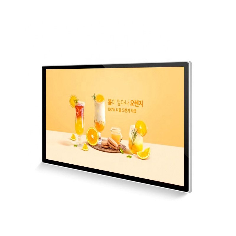 32 43 55 Inch 4k Video Player Display Interactive Wall Mounted Advertising Screens Lcd Commercial Display Digital Signage