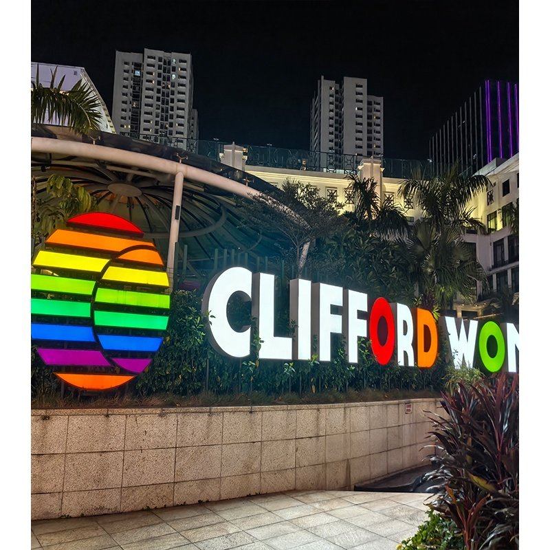3d letter sign custom 3d logo letter sign standing led sign board outdoor advertising manufacturer