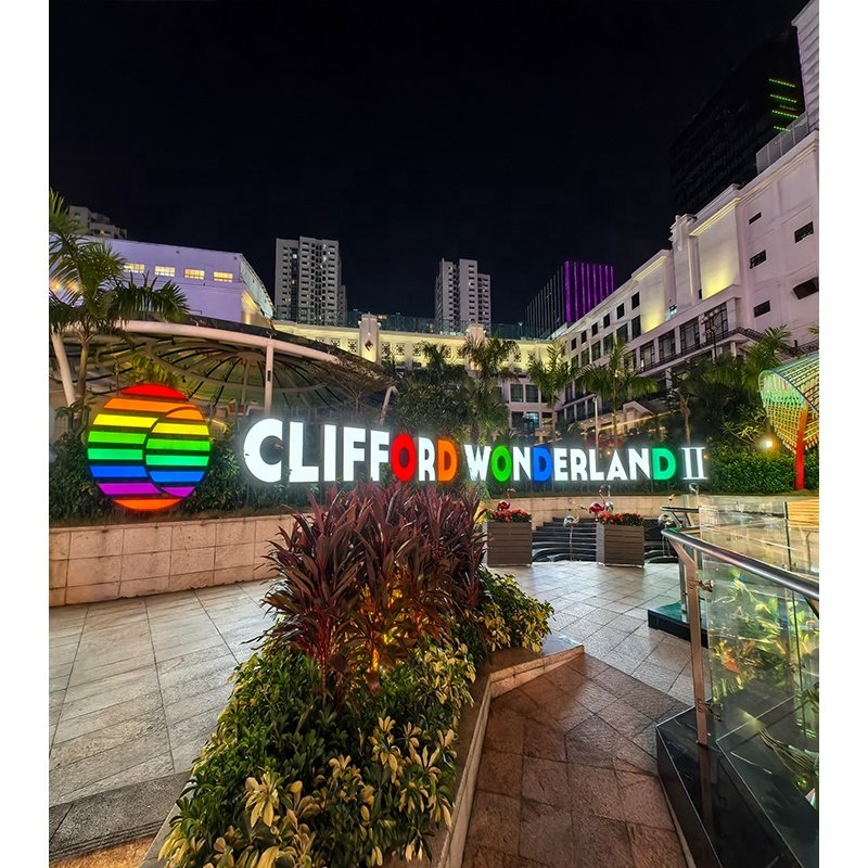 3d letter sign custom 3d logo letter sign standing led sign board outdoor advertising manufacturer