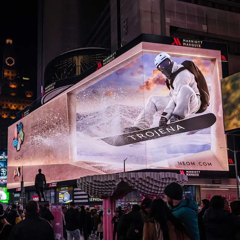 High Quality Fixed Outdoor Digital Video LED Display Waterproof 3d Billboard Advertising LED Display Screen