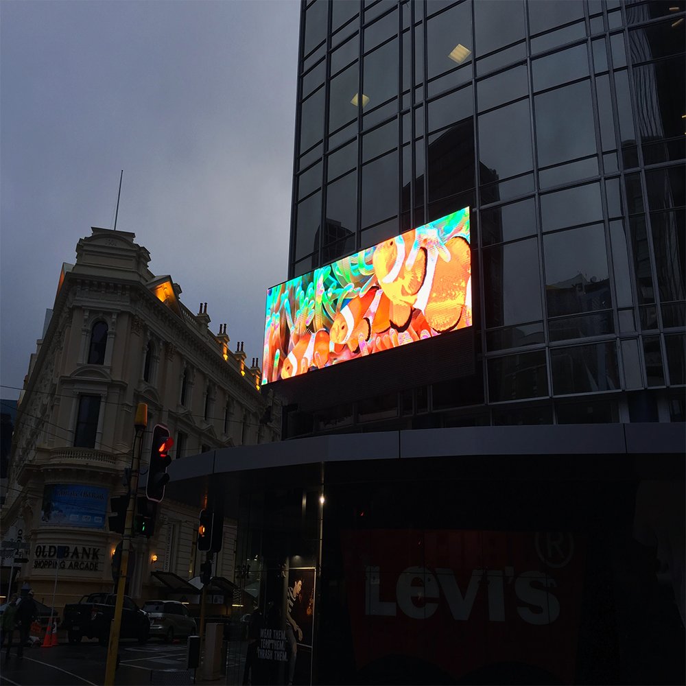 Outdoor Led Digital Billboard advertising High Resolution Fixed Installation P6 P8 P10 Led Giant Screen