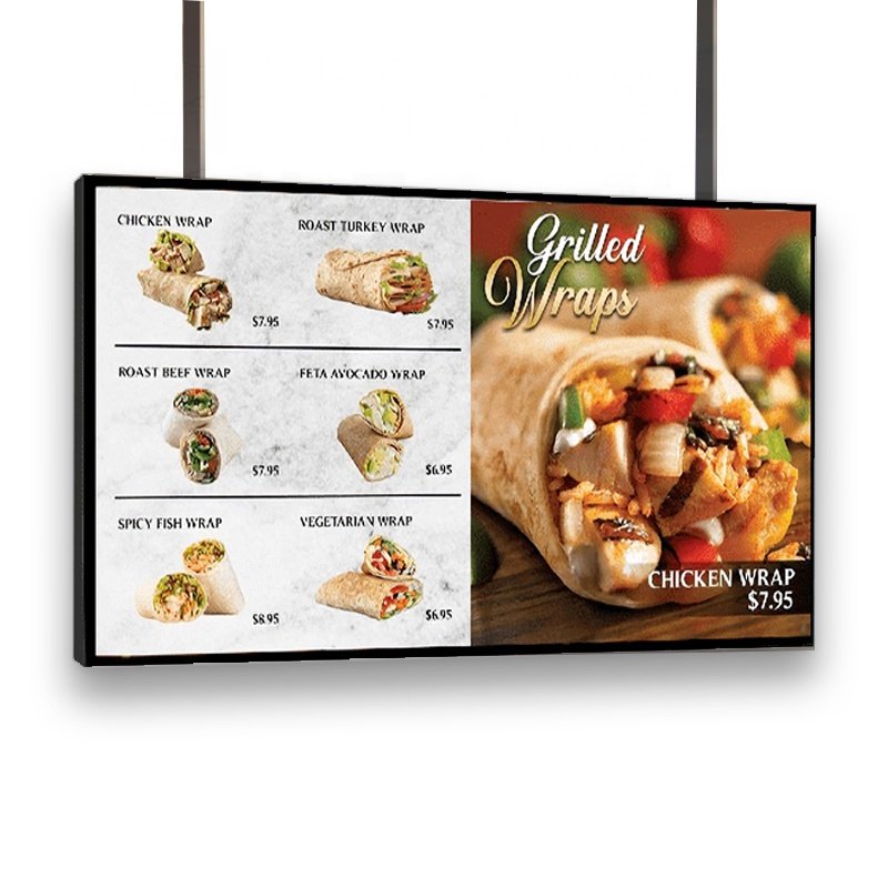 Customized 32Inch 1920*1080 Digital Signage Menu Board Digital Signage lcd Advertising Digital Display Screen
