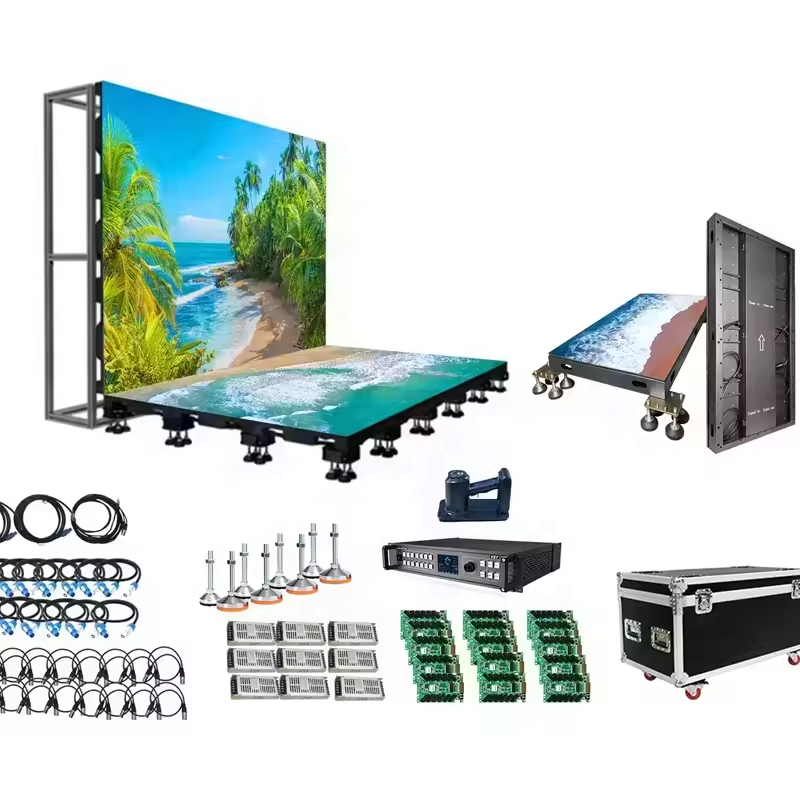 Tentech Shenzhen Digital Signage Advertising Billboard Panel Kiosk Display Poster LED Screen Concert Stage Background Video Wall