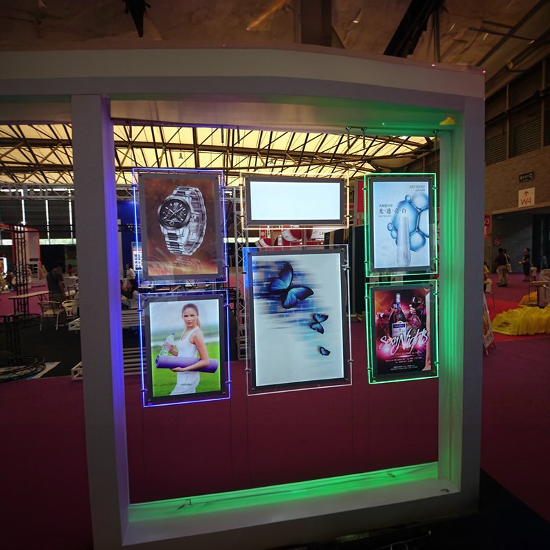 Best Sales Crystal Light Box Led Photo Frame Light Box Crystal Poster Light Box Crystal For Door for A1 size