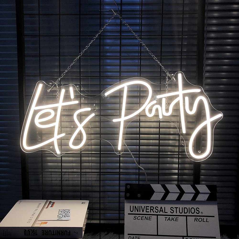 Popular Wedding Custom Neon Sign Led Bar Party Decoration Acrylic Board Advertising Neon Light Sign