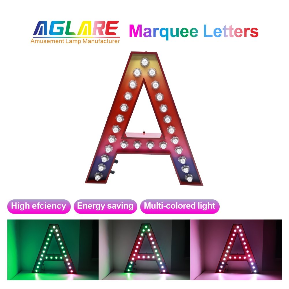 Custom Logo Outdoor LED Illuminated Sign Board Restaurant Letter Design Advertising Durable Light Metal Board