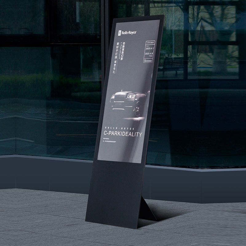 Modern Simple Outdoor Advertising Board High-End Custom Metal Display Poster
