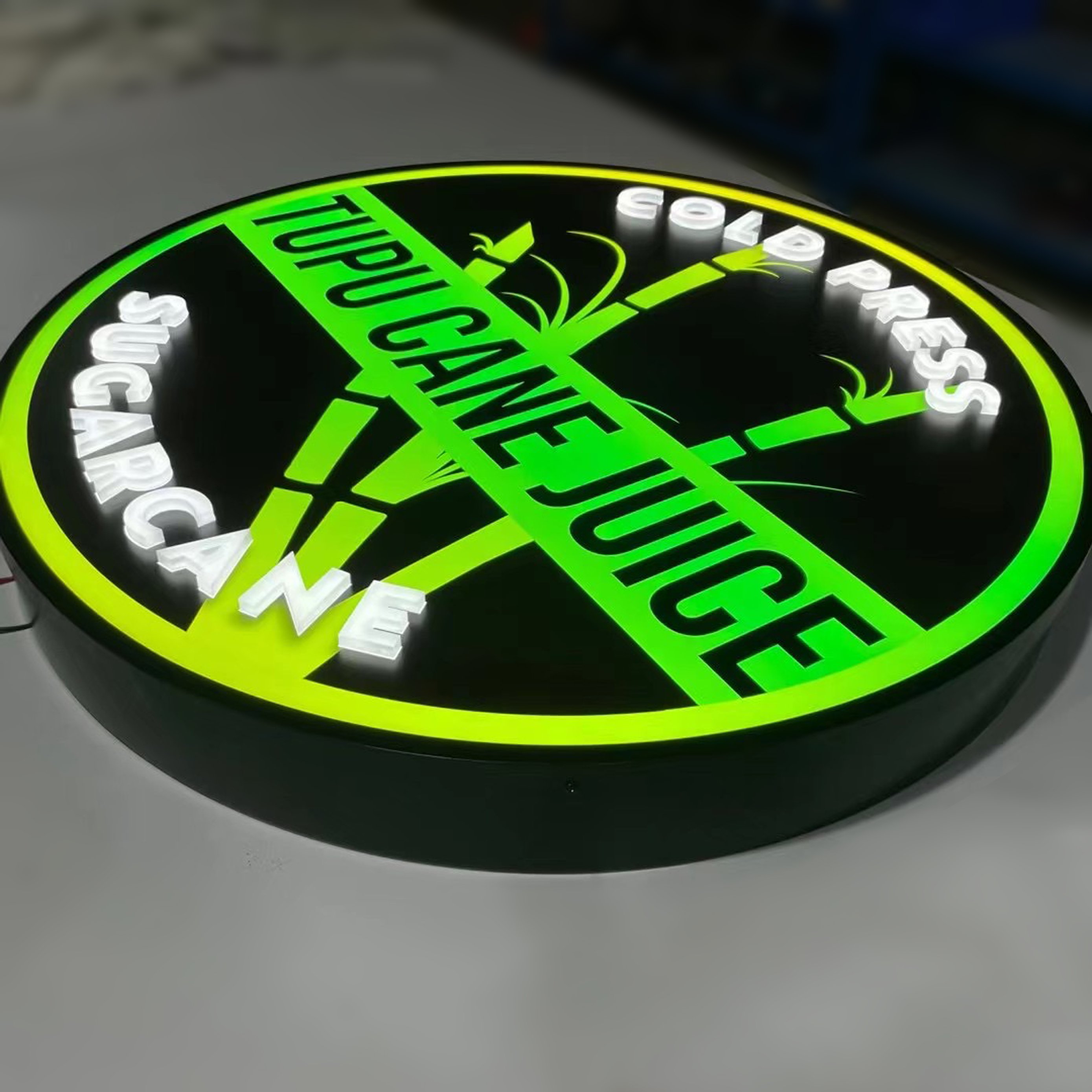 Custom Acrylic Sign Led Signage Luminous Advertising Light Box Board Wall Lightbox Office Store Outdoor 3D Letter Logo Signboard