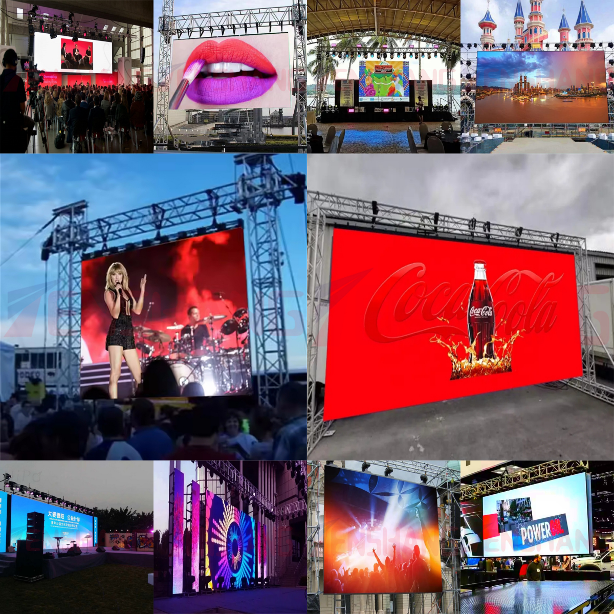 Cinema Stage Background P3.91 4k Digital Led Board Tv Wall Display Billboard Module Panel Giant P3 Indoor Led Display Screen