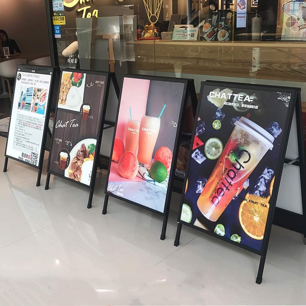 Manufacturers wholesale a frame sign outdoor customized pavement signs a frame sidewalk sign advertising boards poster stands