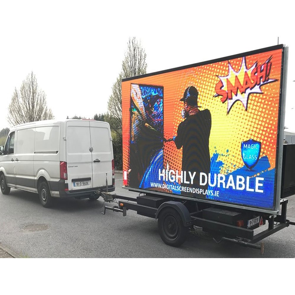 All in One Package Mobile Trailer Led Advertising Billboard Vehicle Outdoor Events Display Screen Video Wall Signage Board