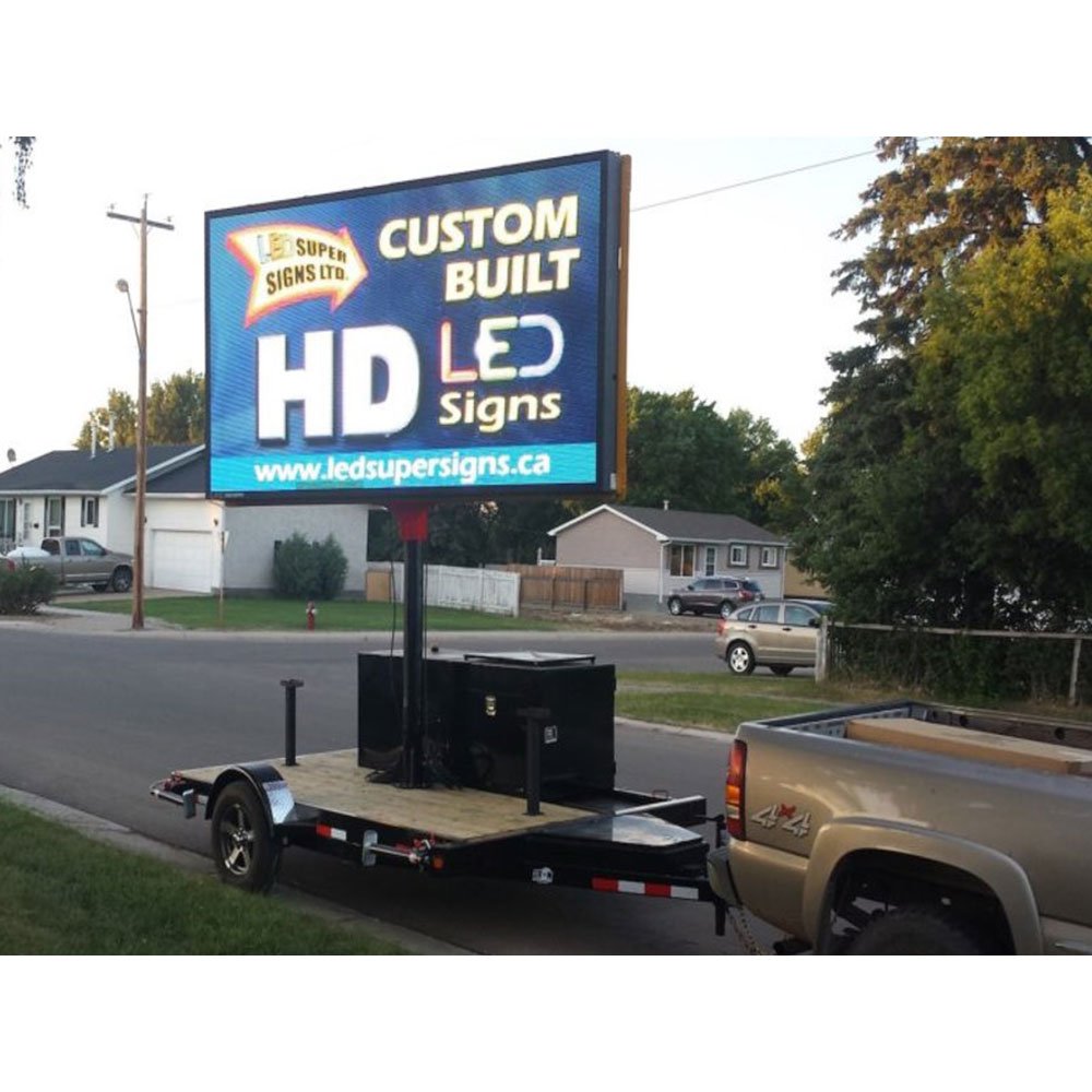 All in One Package Mobile Trailer Led Advertising Billboard Vehicle Outdoor Events Display Screen Video Wall Signage Board