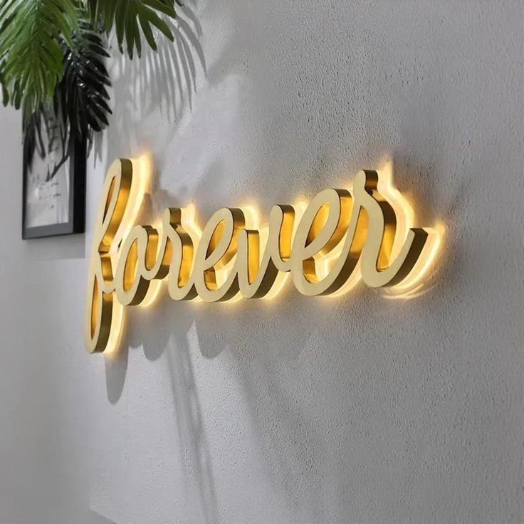 custom business signs outdoor led sign board outdoor advertising metal logo design store front sign