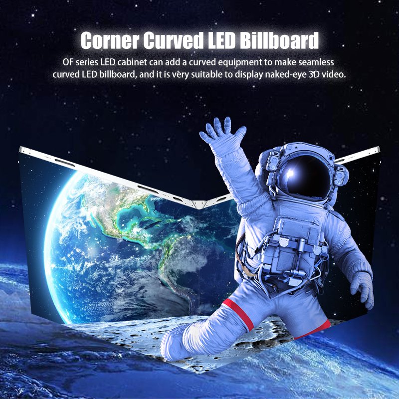 Big High Brightness Waterproof Digital P5 P6 P8 P10 HD Outdoor LED Display Screen Naked Eye 3D Advertising LED Billboard