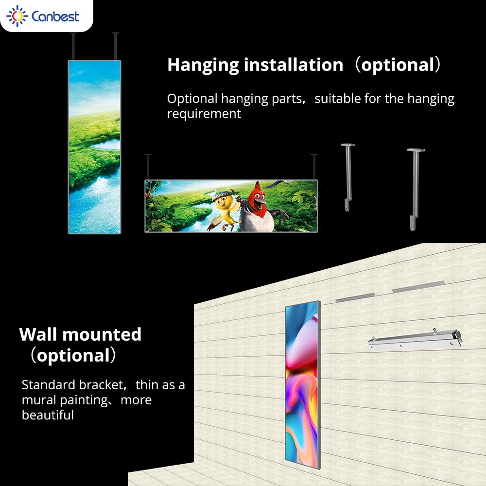 CJ MAX Canbest Totem Digital Standee P1.8 P2.5 Display Board Indoor Smd Poster Led For Shop Store Wedding Conference Events