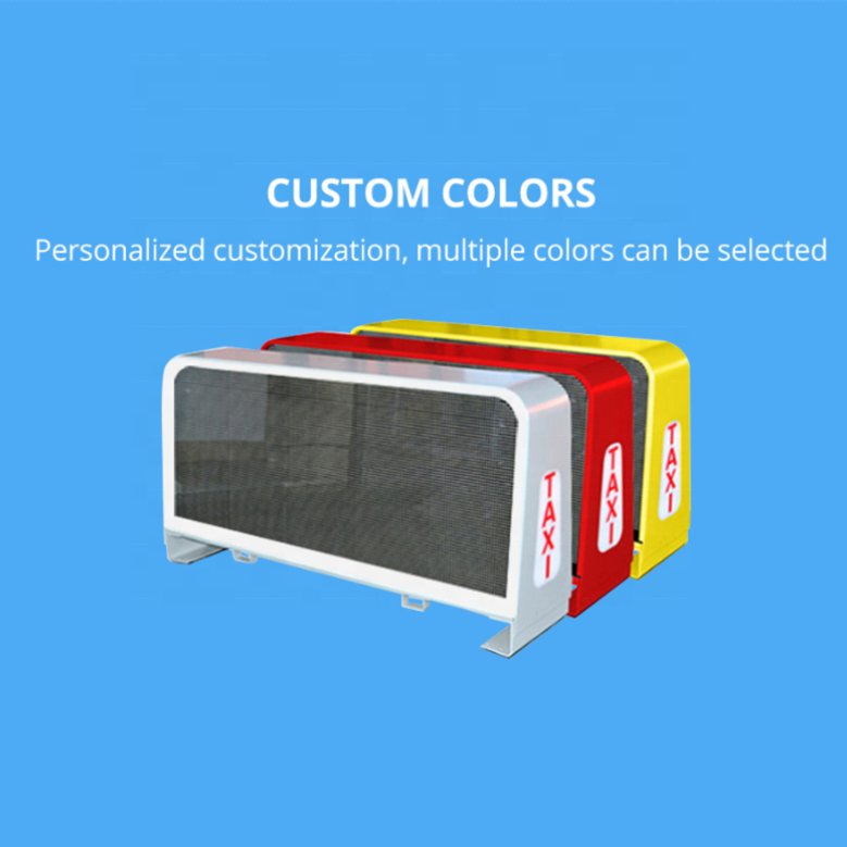 4g advertising taxi lcd screen,taxi car top moving led display,digital taxi rooftop advertising board