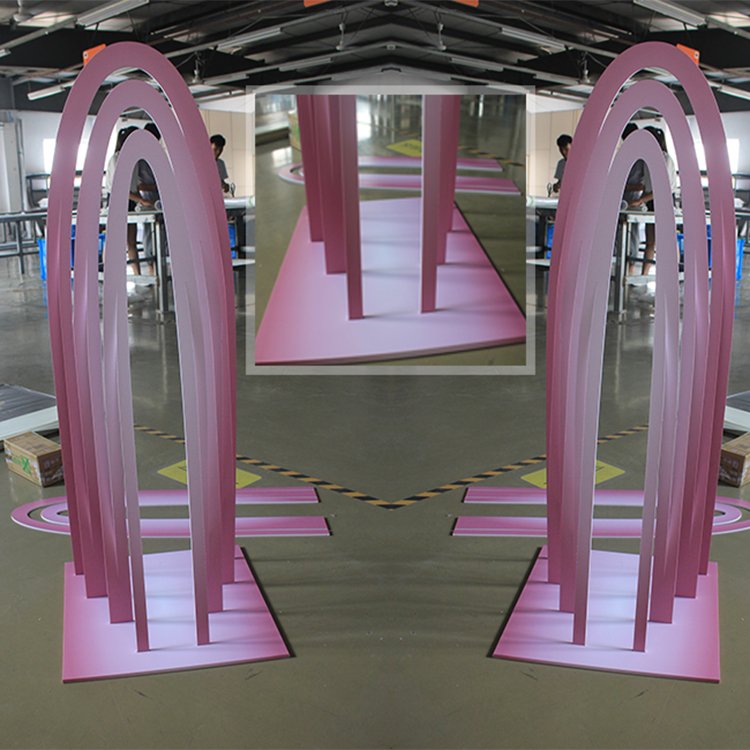 Popular Attractive indoor Advertising Poster Board Stands Human shape pvc foam board Display Stand