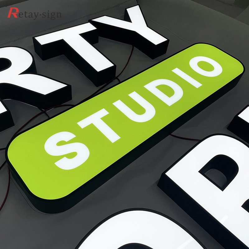 Custom acrylic board led sign letters outdoor led lighted letter sign billboard advertising 3d led sign letters