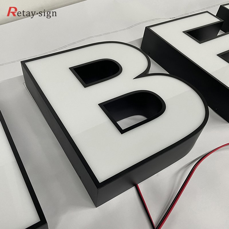 Custom acrylic board led sign letters outdoor led lighted letter sign billboard advertising 3d led sign letters