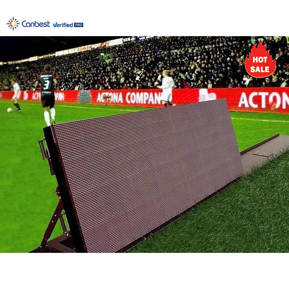P10 10Mm Outdoor Basketball Led Publicity Board Indoor Sport Stadium Advertising Led Banner Display Screen