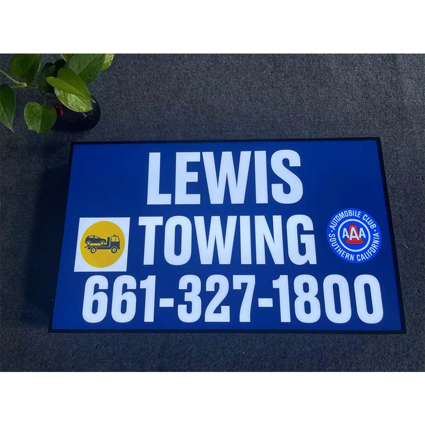 Advertising Sign Board Signs Lightbox Round Led Double Sided Acrylic Round Shape Circular Circle Light Box