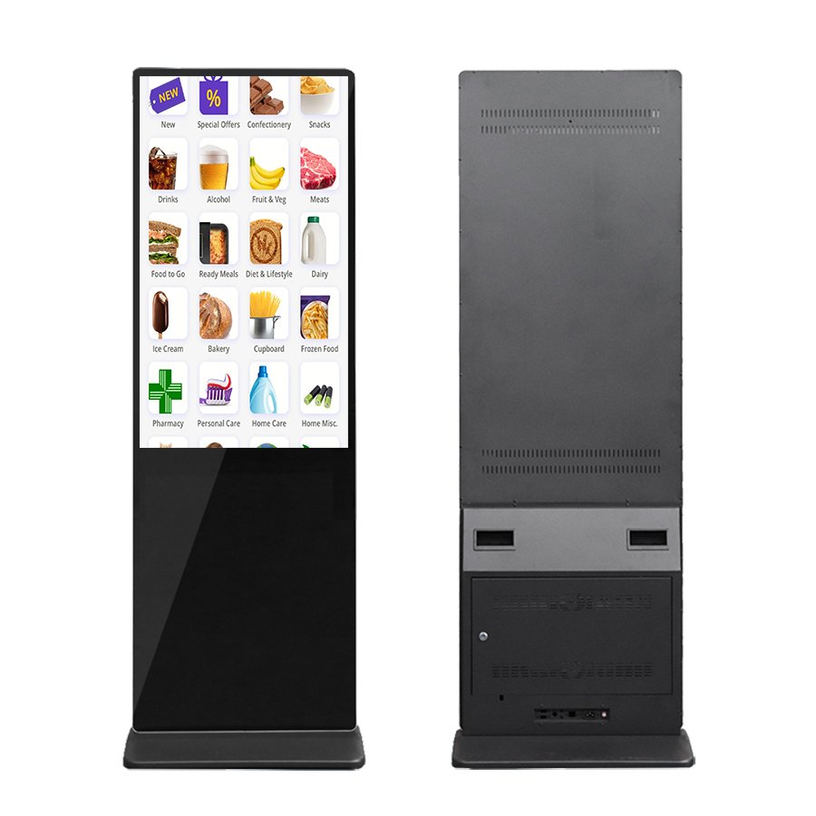 32 Inch Indoor Floor Standing Vertical Interactive Digital Signage Totem LCD TV Touch Screen Kiosk Advertising Display