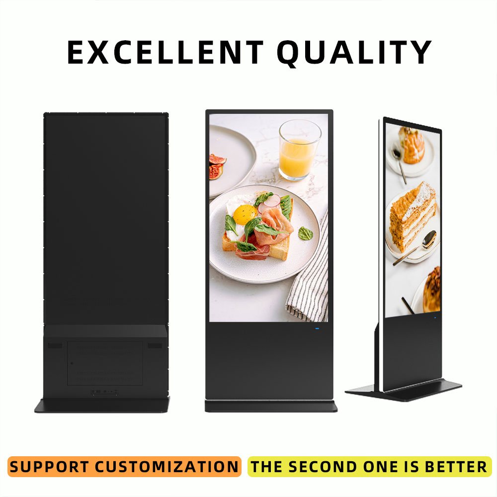 32 Inch Indoor Floor Standing Vertical Interactive Digital Signage Totem LCD TV Touch Screen Kiosk Advertising Display