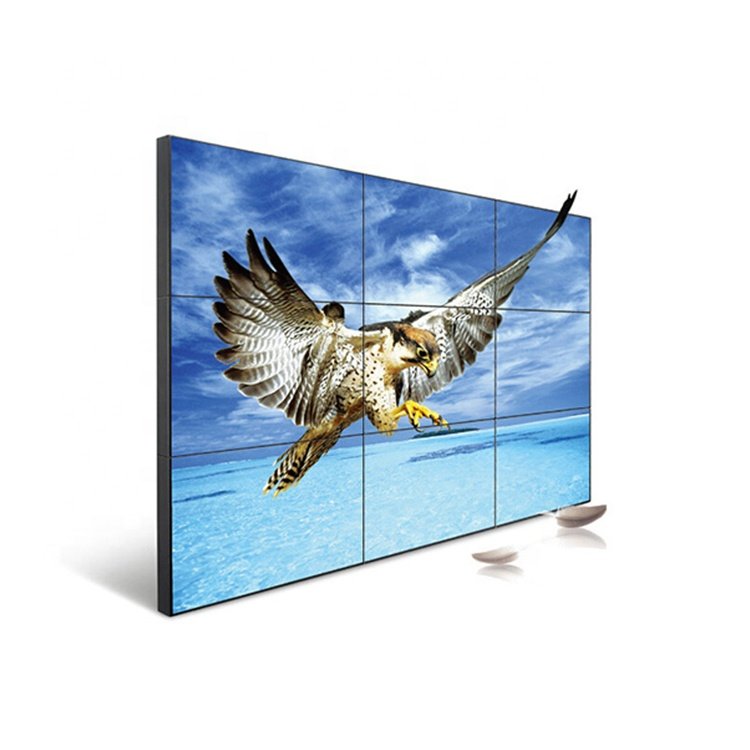 Full HD Lcd Video Wall Panel Splicing Screen Led Video Wall Electronic Board Transparent Indoor Ultra Narrow Bezel 49 55 Inch