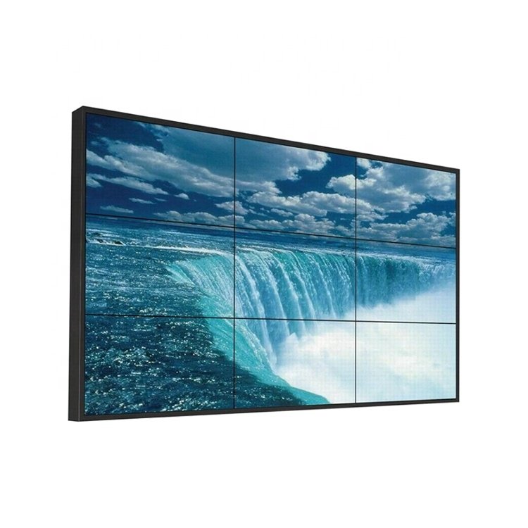 Full HD Lcd Video Wall Panel Splicing Screen Led Video Wall Electronic Board Transparent Indoor Ultra Narrow Bezel 49 55 Inch