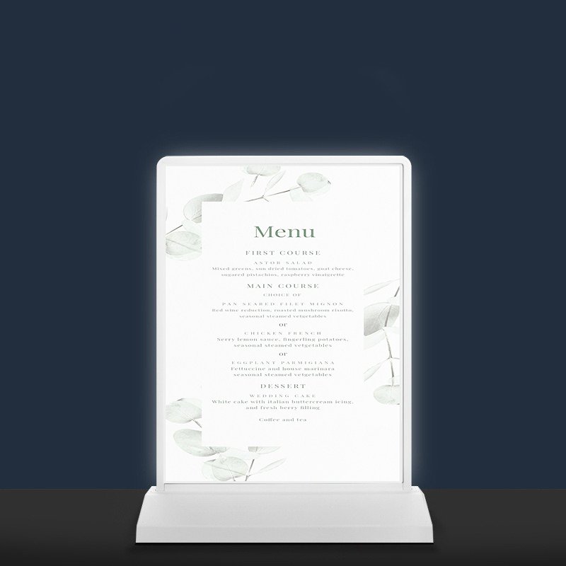 Chinese Manufacturer's A4 Rectangle LED Light Box Menu welcome led moving signboard Advertising Display