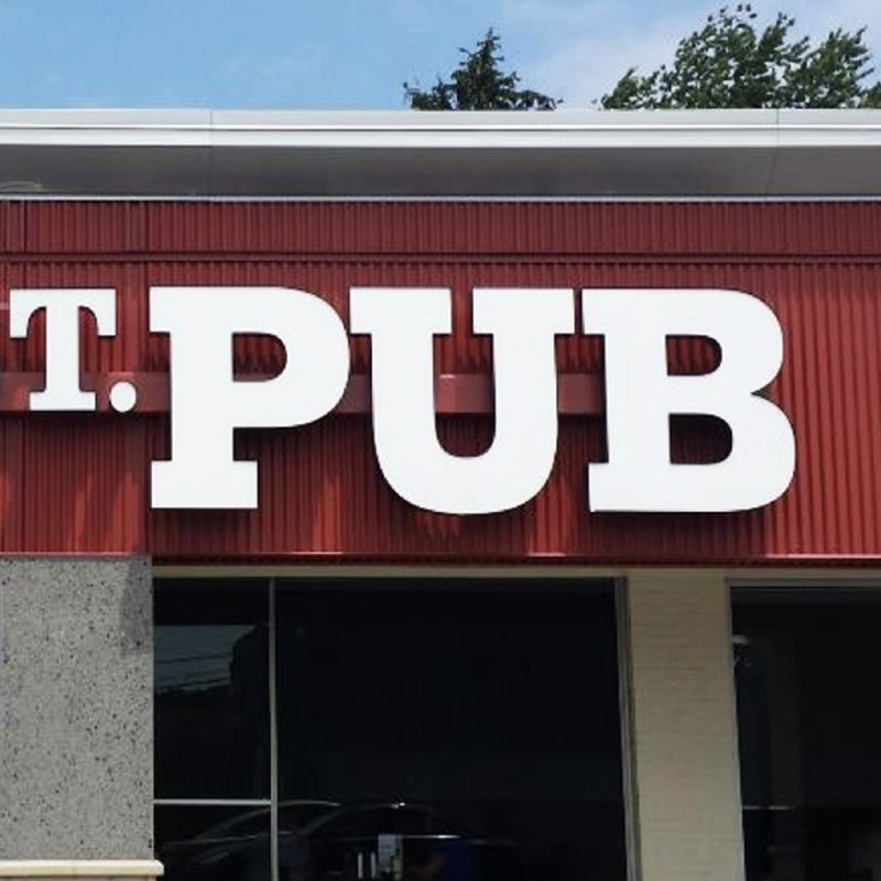 Custom Business Logo Led Luminous Words Advertising Store Front 3D Letter Sign Led Illuminated Logo