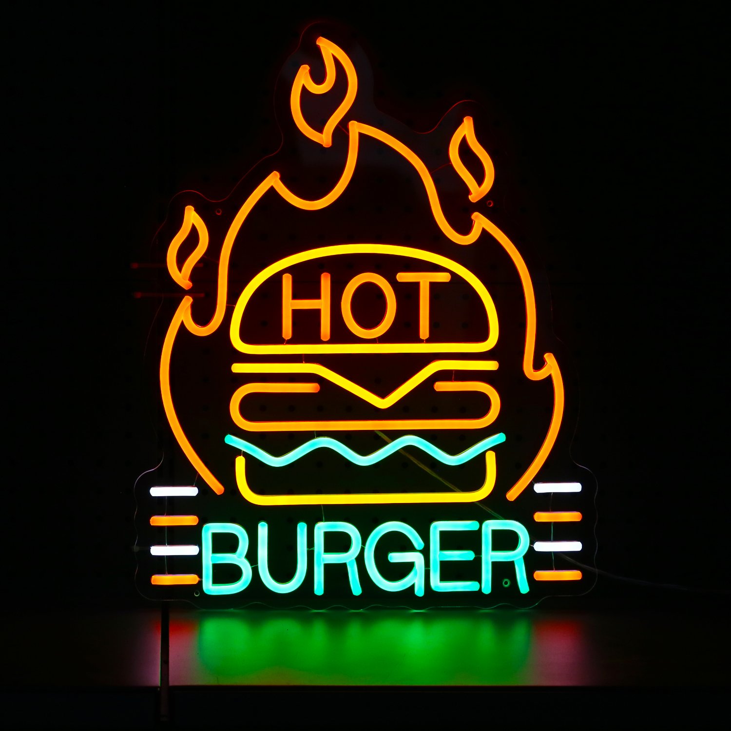 Custom smork shop open logo letter illuminated light advertising acrylic backlit board sign business bar store rgb led neon flex