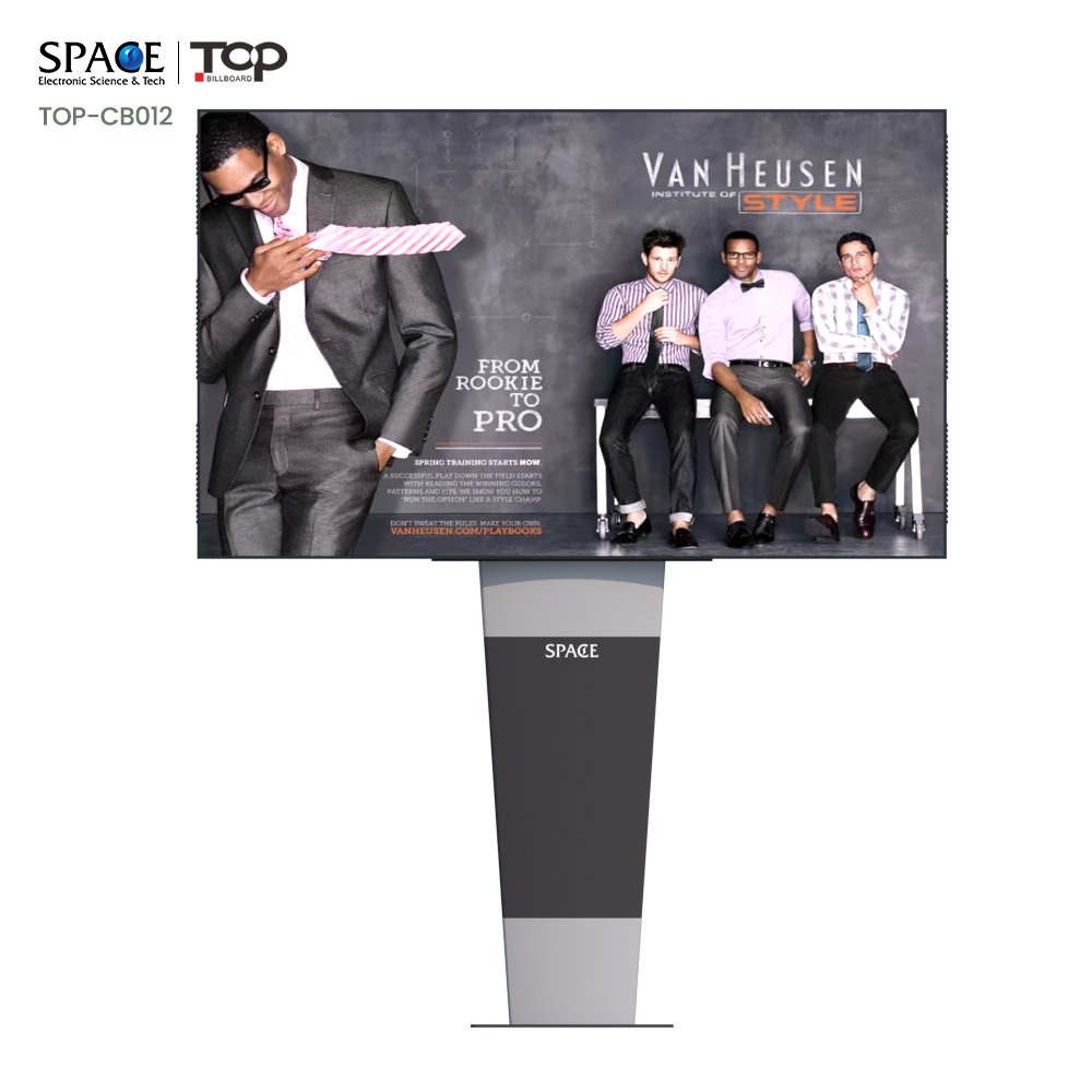 Aluminum Alloy Structure Outdoor Advertising Light Box LED Billboard Display LED Backlit Signage Boards