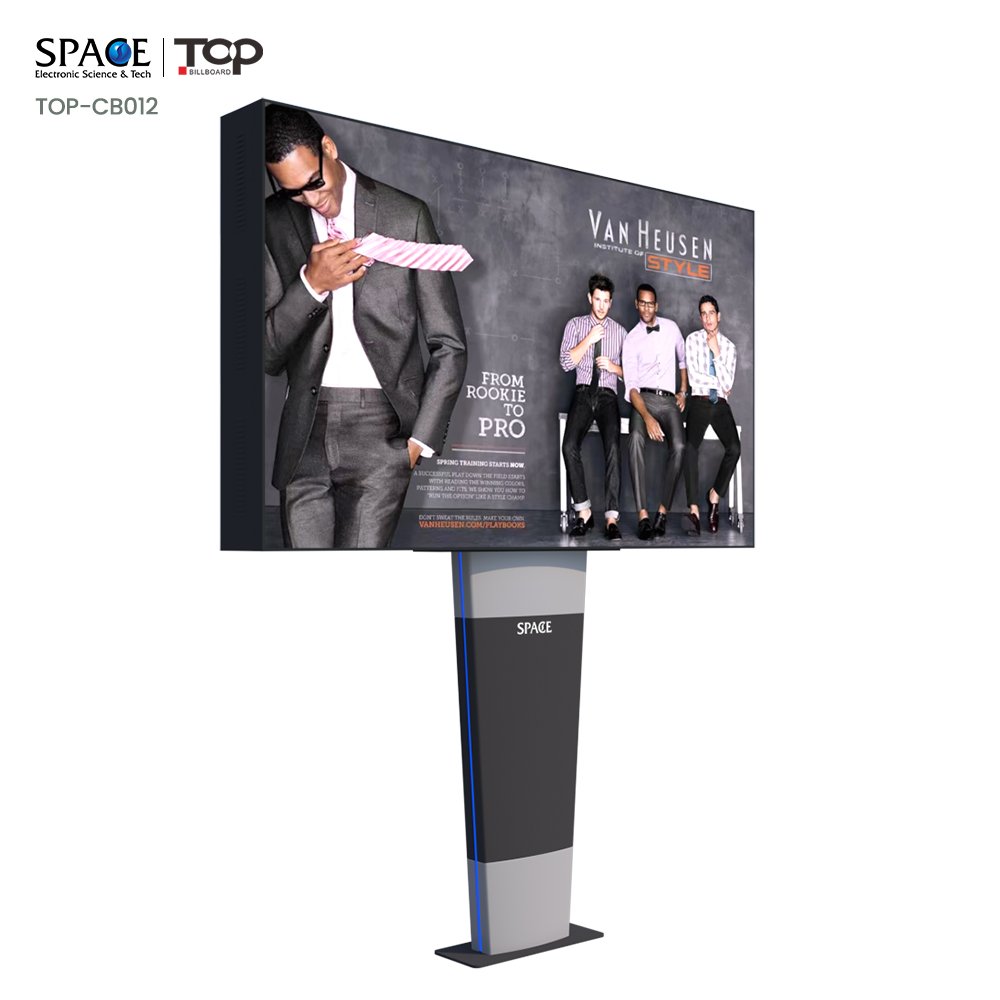 Aluminum Alloy Structure Outdoor Advertising Light Box LED Billboard Display LED Backlit Signage Boards