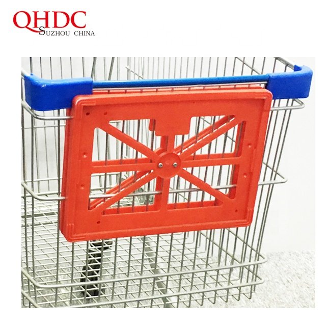 trolley advertising boards shopping cart advertising frame