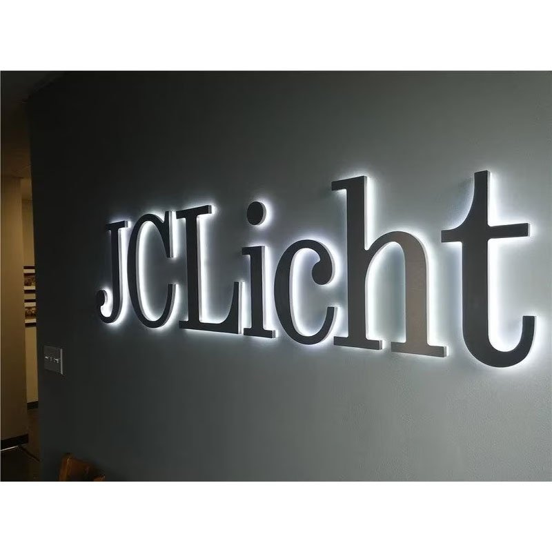 3D Sign For Business Stainless Steel Letters Led Acrylic Sign Board Customize Outdoor Led Letters Storefront Light Box