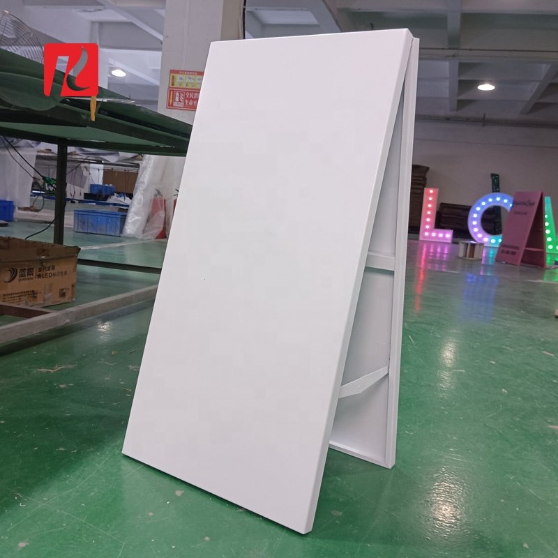 Kexian Custom Double-Sided Sandwich Sign Board Floor Stand Advertising Board Outdoor Business Display A Frame Sign Stand