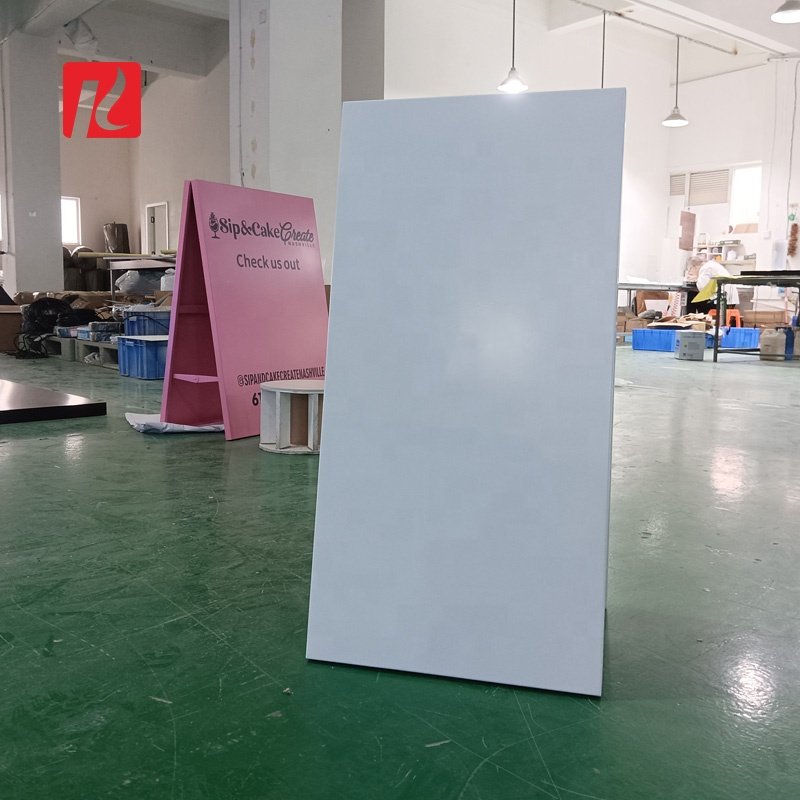 Kexian Custom Double-Sided Sandwich Sign Board Floor Stand Advertising Board Outdoor Business Display A Frame Sign Stand