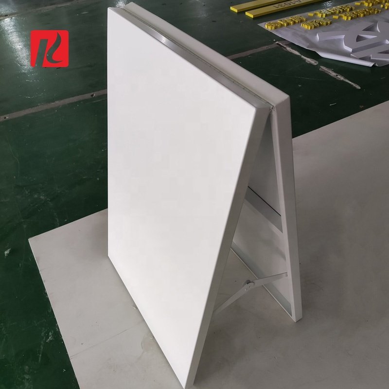 Kexian Custom Double-Sided Sandwich Sign Board Floor Stand Advertising Board Outdoor Business Display A Frame Sign Stand