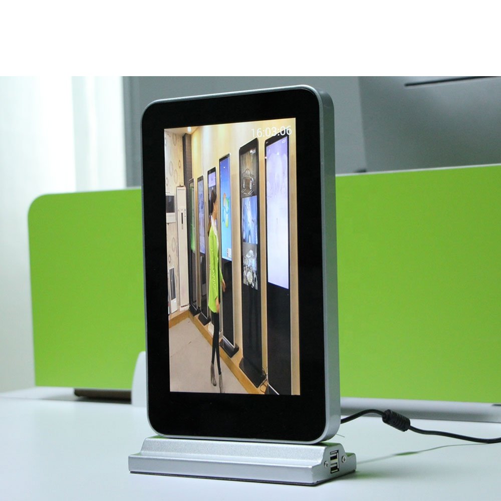 benshi/bems factory supply 7 inch 10 '' poster menu board digital signage and displays advertising touch screen for table
