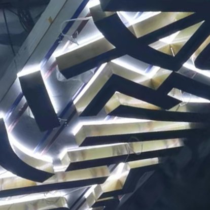 Delicate Indoor/Outdoor Metal Acrylic Letters Stainless Steel Channel Letter LED Sign for Advertising for Bars