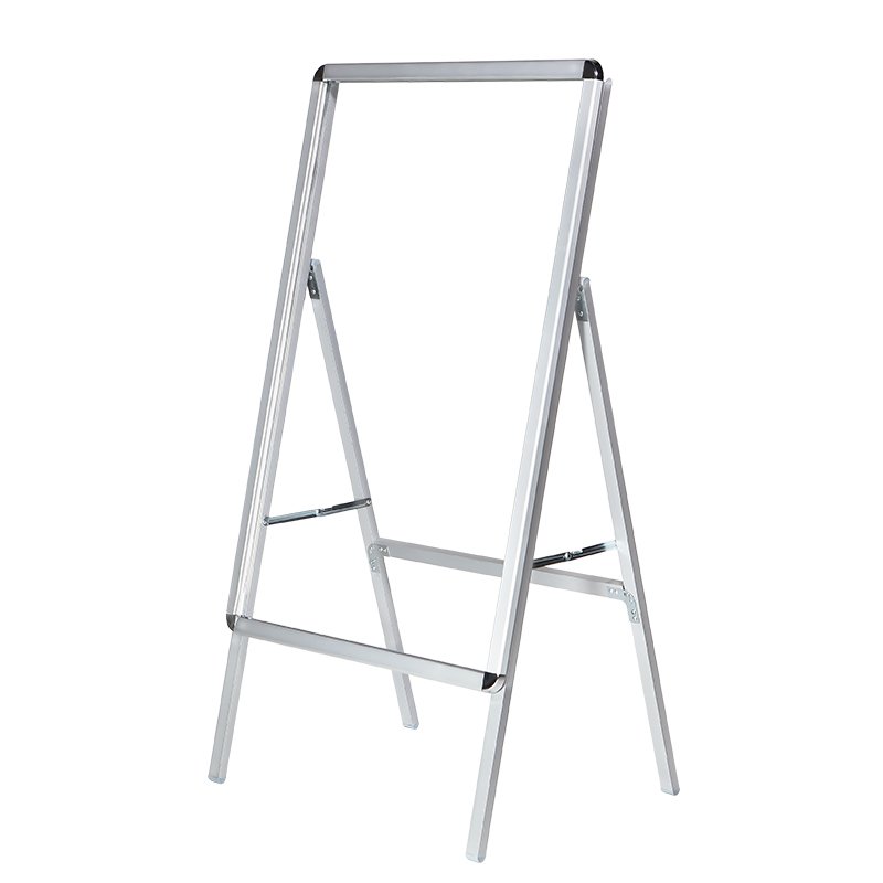 Sidewalk Sign Snap Aluminum A Frame One Side Poster Stand