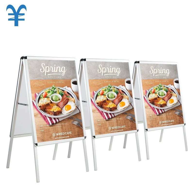 Snap Lock Frame A Board Stand Printed Poster Stand Poster Flip Chart Easel Whiteboard Stand for Advertising