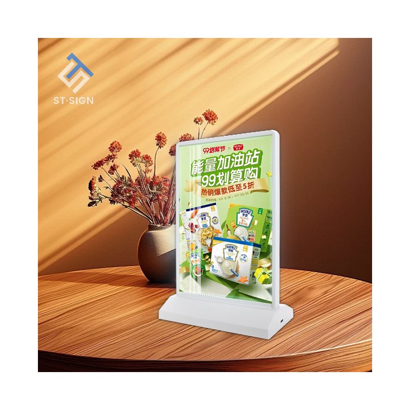 Customized charging menu lightbox coffee shop double-sided display LED advertising lightbox A4/A5