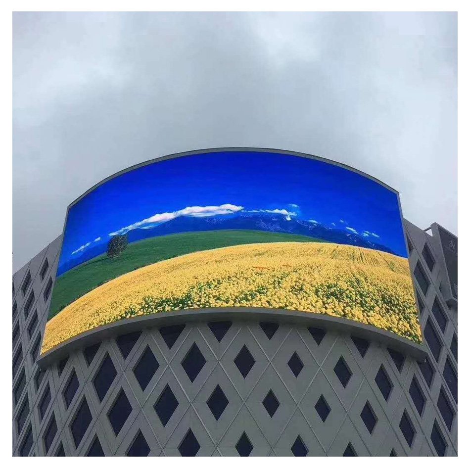 Outdoor Fixed LED Screen Advertising Mount Led Video Wall For Buildings Street Pole Airport Commercial Building Board Display
