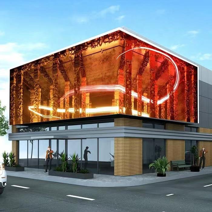 Outdoor Fixed LED Screen Advertising Mount Led Video Wall For Buildings Street Pole Airport Commercial Building Board Display