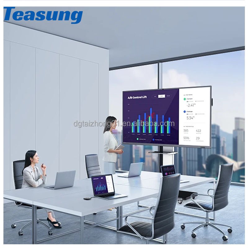 High Quality 4K LCD Smart Board Touch Screen dispay 65/75/86 Inch Flat Panel Interactive Whiteboard School Elevator Interactive