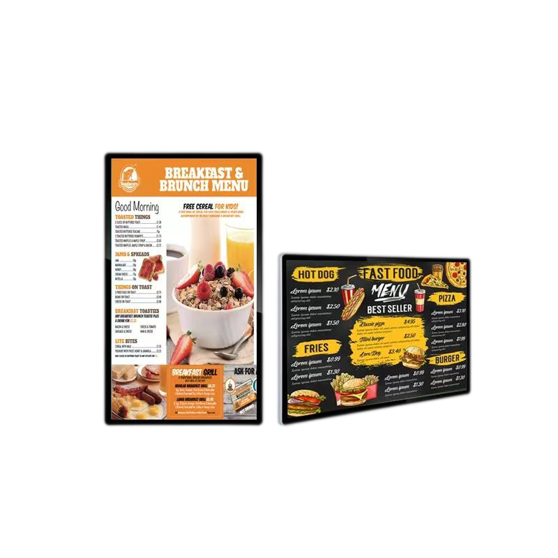 55 Inch Indoor Vertical Standing Portable With Wheel Multi Smart Touch Screen Wifi Support Commercial Advertising