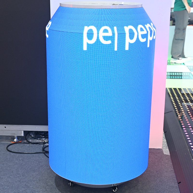 led curved soft vertical flexible display screen P2.5 flexible led curtain display led fixed display board advertising ledModule